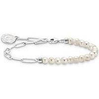 Charmista White Silver Freshwater Pearl Bracelet A2129-158-14