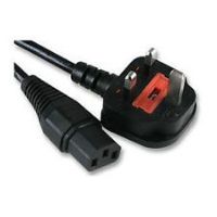 Cisco CAB-ACU AC UK Plug (BS 1363) Power cable C13 Connector - Black