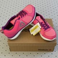 Reebok Astroride Junior Running Lace Up Flat Pink Sneakers Trainers UK 6.5 EU 39