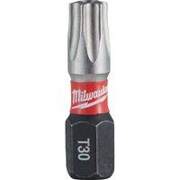 Milwaukee Shockwave Impact Duty Security Torx Screwdriver Bits TX BO30 25mm Pack of 2