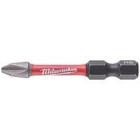 Milwaukee Shockwave PH2 50mm Screwdriver Bits 10 Pieces 4932472048