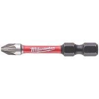 Milwaukee 4932472050 PZ2 50mm Shockwave 3 Gen Screwdriver Bit CD Pack of 10