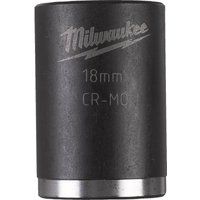 Milwaukee 3/8" Drive Shockwave Impact Duty Socket 3/8" 18mm