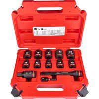 Milwaukee 4932480456 13pc 1/2in STD Impact Socket Set Non-Slip Hex With Adaptor