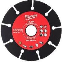 Milwaukee Multi-Material Carbide Blade 5" (125mm) x 1mm x 22.23mm (143GE)