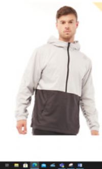 Reebok Men's LES MILLS™ ACTIVChill Black/SkullGrey Hoodie Jacket XS £65