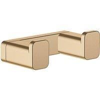 Hansgrohe AddStoris Double Bathroom Hook Brushed Bronze (564VG)