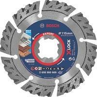 Bosch 2608900669 115 x 22.23 x 12mm X-LOCK MultiMaterial Diamond Cutting Disc