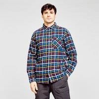 Jack Wolfskin Men's Fraser Island Shirt, night blue checks, M