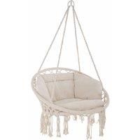 Tectake Hanging Chair Grazia Cream