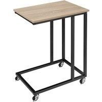 Bedside table metal and wood levels tray table coffee table industrial