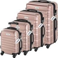 Luggage Set Suitcase 4 Pieces Wheel Cabin Bag Hard Shell Lightweight Wheeled