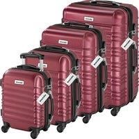 Luggage Set Suitcase 4 Pieces Wheel Cabin Bag Hard Shell Lightweight Wheeled