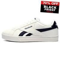 Reebok Unisex Royal Complete 3.0 Low Sneakers, White Collegiate Navy, 3.5 UK