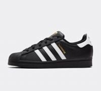 adidas Originals Womens Superstar Trainer - Black - Size 3.5