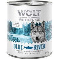 Wolf of Wilderness Adult Single Protein 6 x 800g - Blue River - Fish