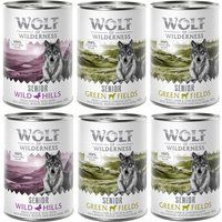 Wolf of Wilderness Senior Duo-Protein Recipe 6 x 400g - Mixed Pack: 2 Varieties