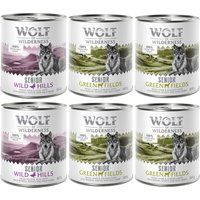 Wolf of Wilderness Senior Duo-Protein Recipe 6 x 800g - Mixed Pack: 2 Varieties