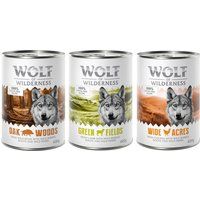 Wolf of Wilderness Adult Single Protein 6 x 400g - Mixed Pack 2 (3 Varieties)