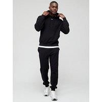 HUGO Men's Dapo Dayote Hooded Tracksuit, Black