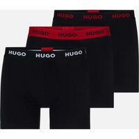 HUGO Bodywear 3 Pack Stetch Cotton Boxer Briefs - S