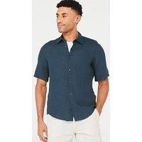 Boss Rash 2 Regular Fit Short Sleeve Shirt - Dark Blue