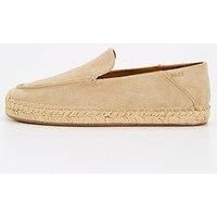 Boss Madeira Suede Espadrille - Dark Beige