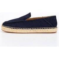 Boss Madeira Suede Espadrille - Dark Blue