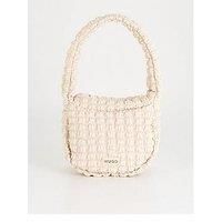 HUGO Women/'s Mhati Shoulder Bag, Open White