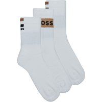 BOSS Men/'s 3P QS Giftset Iconic Socks_Gift_Set, White100, 40-46