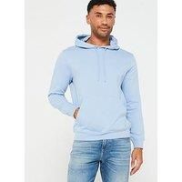 Boss Wetalk Overhead Tonal Logo Hoodie - Light Blue