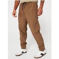 Boss Sracky2 Nylon Cuffed Joggers - Beige