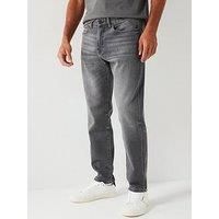 BOSS Mens RE.Maine BO Maine Grey Regular-fit Jeans in Comfort-Stretch Denim