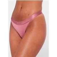 Boss Bea String Logo Thong - Red