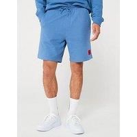 HUGO DIZ222 COTTON-TERRY REGULAR-FIT SHORTS