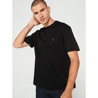 Boss C-Taut 01 Regular Fit Nickel Bb Logo T-Shirt - Black