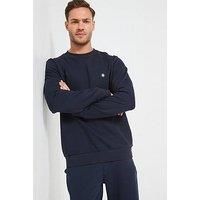 Hugo Boss C-Sharpe Logo Crew Neck Navy Sweatshirt