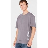 HUGO Men/'s T-Shirt RN Relaxed Beach, Medium Grey34, L