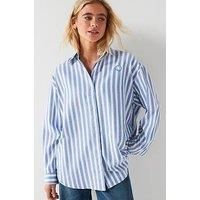 Hugo Elisana Long Sleeve Stripe Shirt - Multi