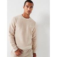 BOSS Men/'s Contem Loungew_Sweatshirt, Open White130, L