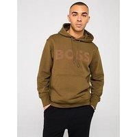 Boss Webasic Logo Overhead Hoodie - Khaki