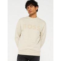 BOSS Mens Webasiccrew 10244192 01 Light Beige M