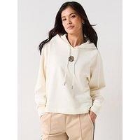 Boss Emaes 2 Logo Hoodie - White