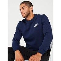 PUMA Mens ESS Small Logo Crew