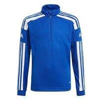 adidas Boy/'s Squadra21 Training Sweatshirt, Team Royal Blue/White, 8 Years UK