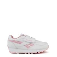 Reebok Girls Royal Rewind Prime Trainers - White/Pink / UK2 EU33