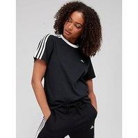 Adidas GS1379 W 3S BF T T-shirt black/white 2XS