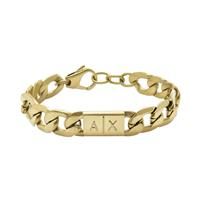 Armani Exchange - Classic Bracelet Gold Tone Stainless Steel with for Men AXG0078710