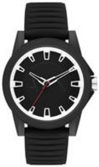 Armani Exchange Watch for Men, Three Hand Movement, 44 mm Black Nylon Case with