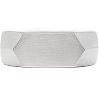 Fossil Men/'s Signet Ring All Stacked Up Stainless Steel, JF0456004012